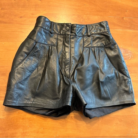 Leather Shorts - Picture 3 of 11